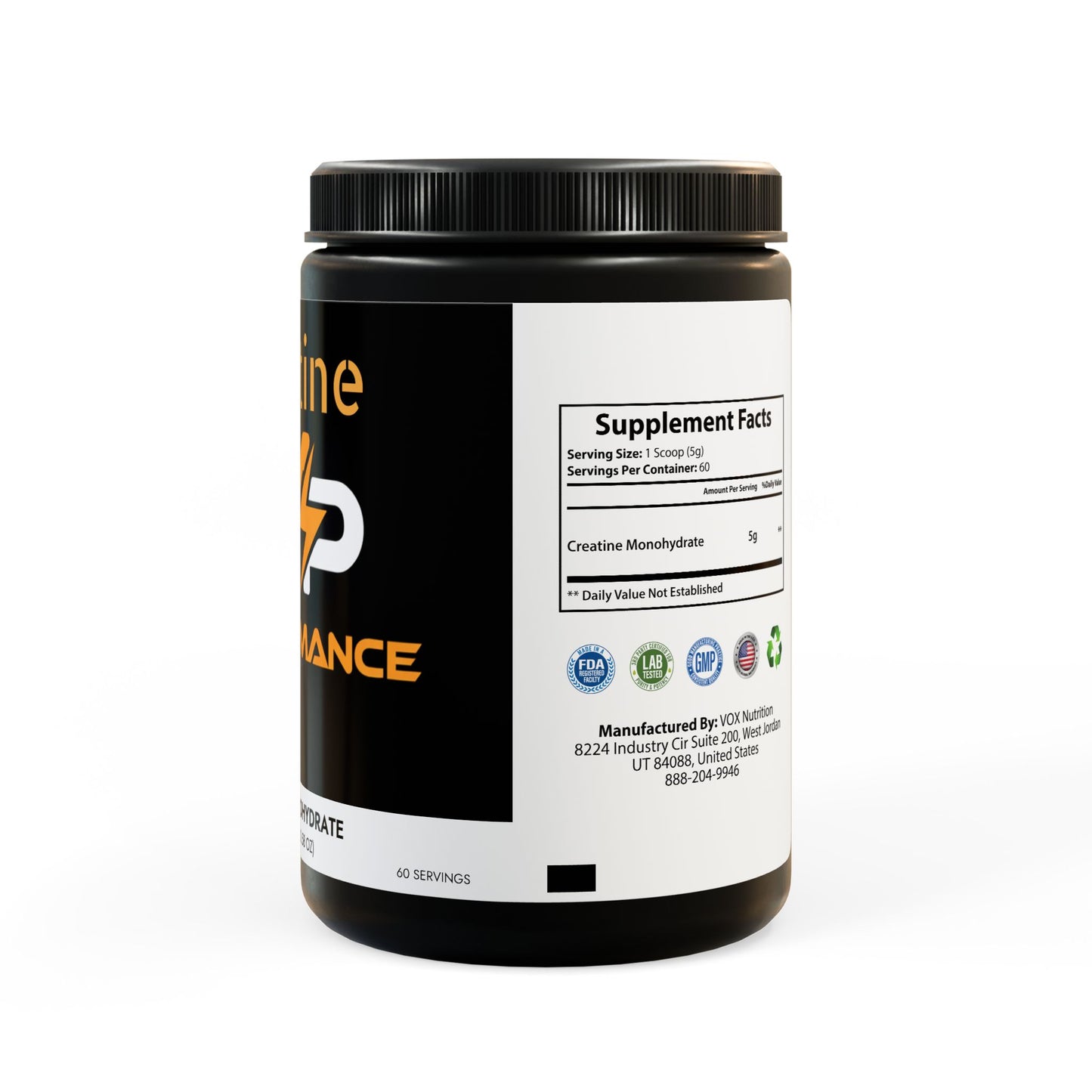 Creatine Monohydrate Supplement (300g, 10.58oz)